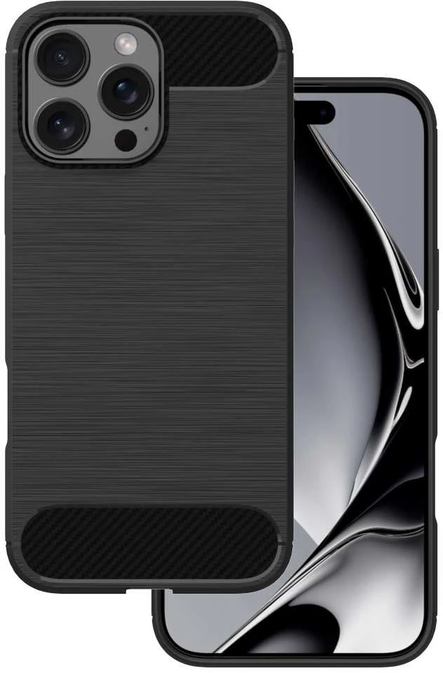 Greengo TelForceone Paprastas juodas "iPhone X / XS" dėklas
