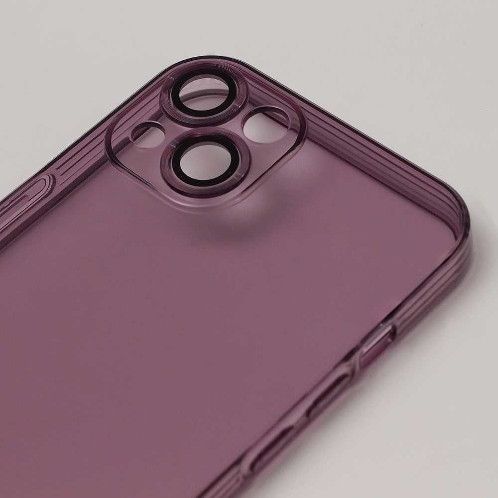 Plonas spalvotas dėklas, skirtas Samsung Galaxy A14 4G / A14 5G plum