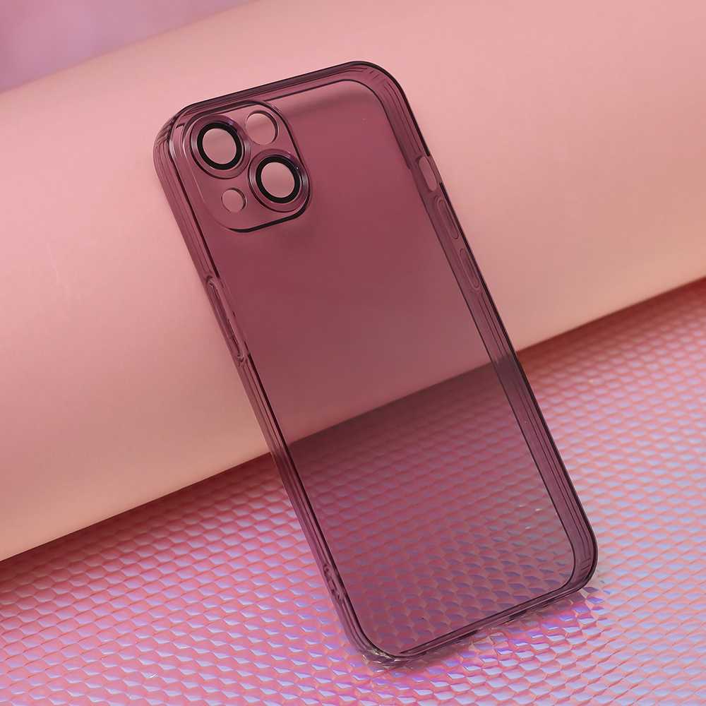 Plonas spalvotas dėklas, skirtas Samsung Galaxy A14 4G / A14 5G plum