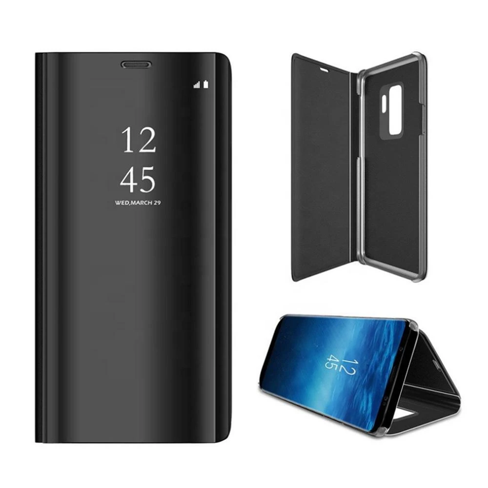 TelForceone Smart Clear View dėklas skirtas Xiaomi Redmi 10A, juodas