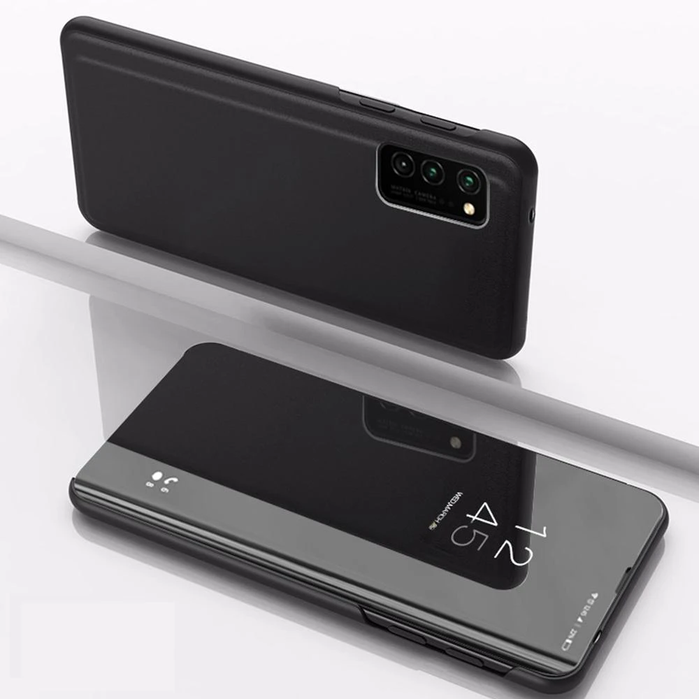 TelForceone Smart Clear View dėklas skirtas Xiaomi Redmi 10A, juodas