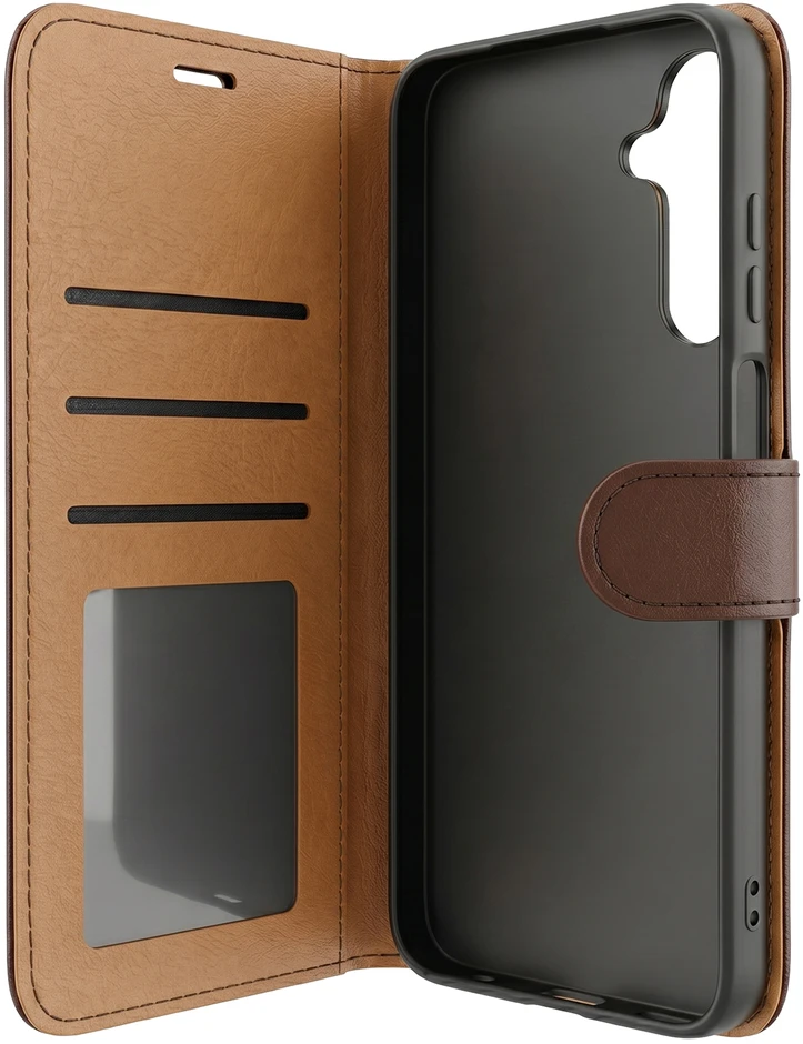 TFO Telforceone „Smart Luxe“ odinis dėklas, skirtas „Xiaomi Redmi Note 15 Pro 5G“, rudas