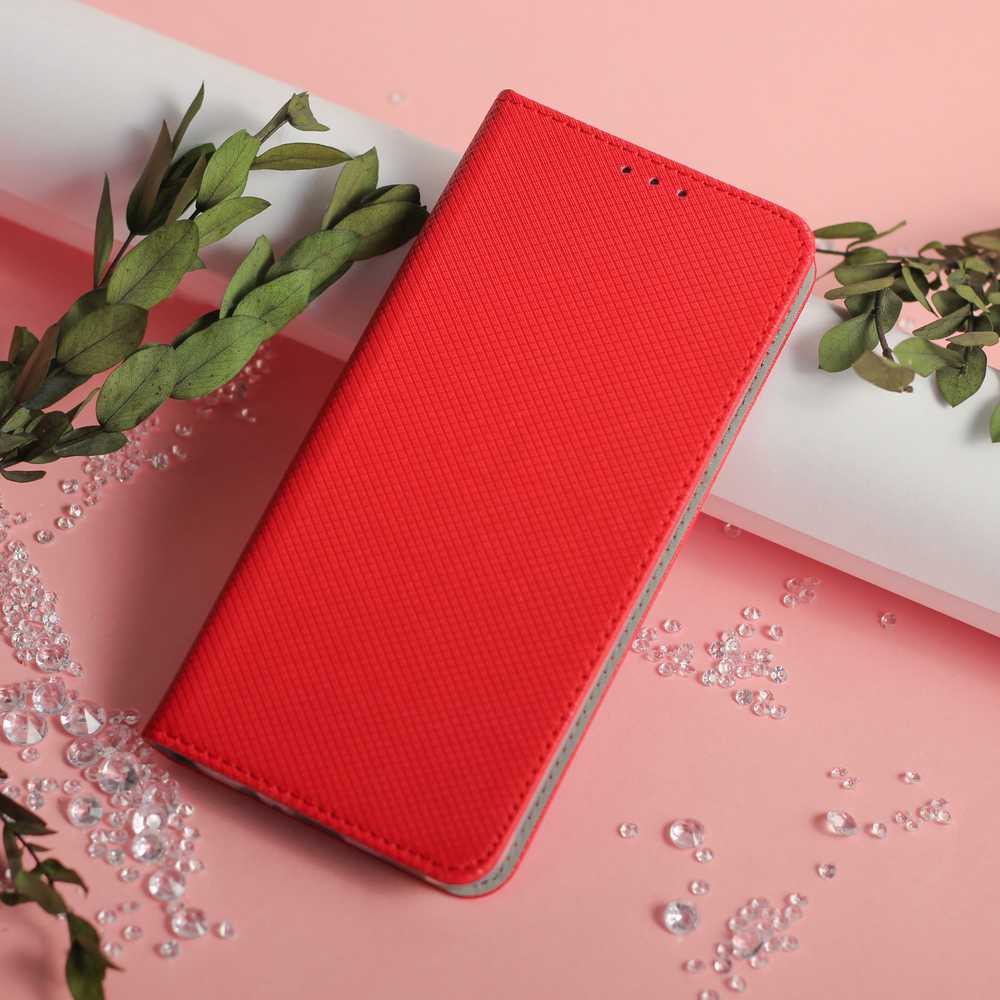 iLike Telforceone Smart Magnet dėklas, skirtas Oppo A15S / A15 / A35 raudonas