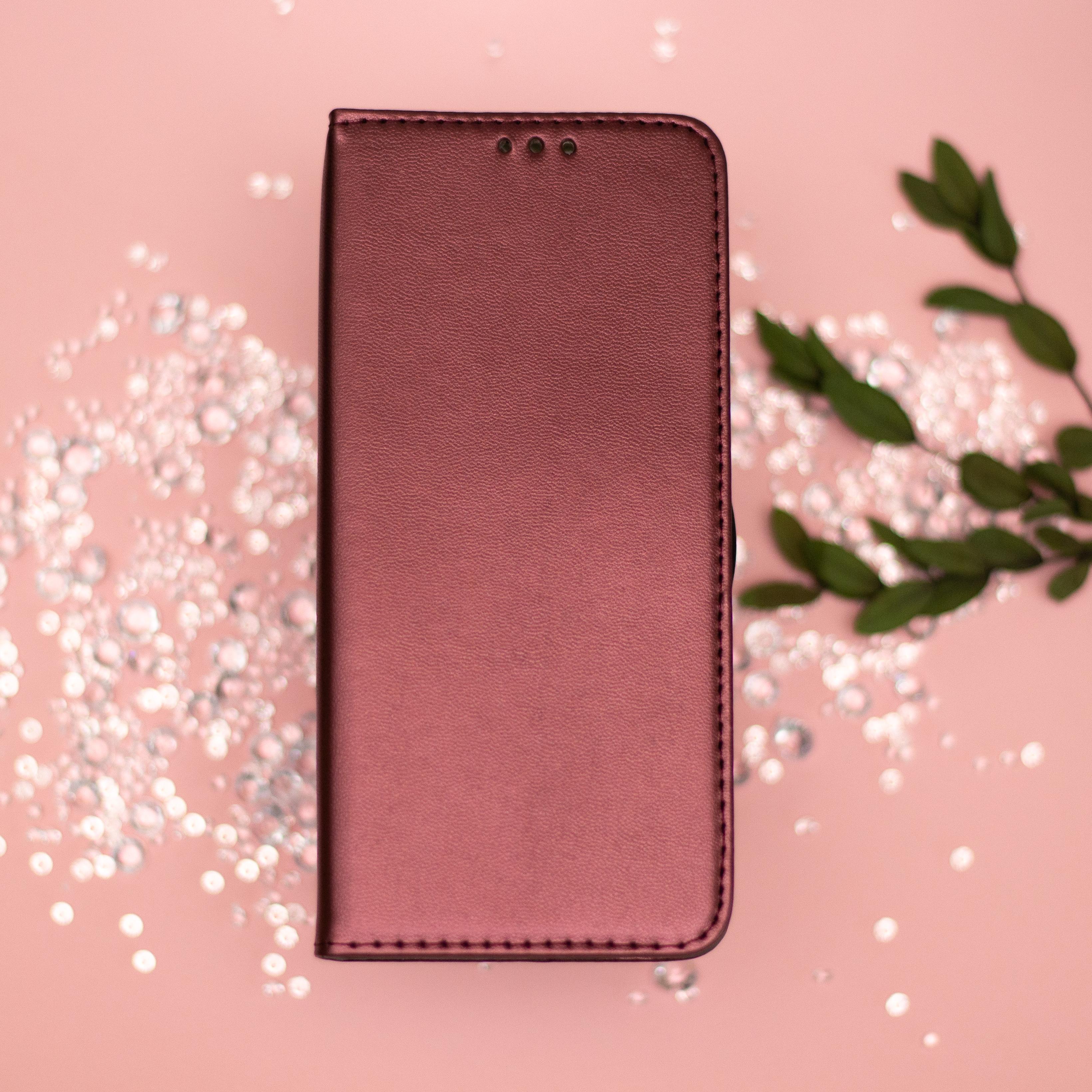 iLike TelForceone Išmanusis magnetinis dėklas, skirtas Xiaomi 12 5G / 12X 5G / 12S 5G bordo spalvos
