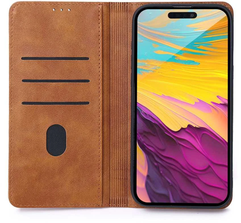 TFO Telforceone „Smart Seam“ dėklas, skirtas „iPhone 17 6,3“; rudas