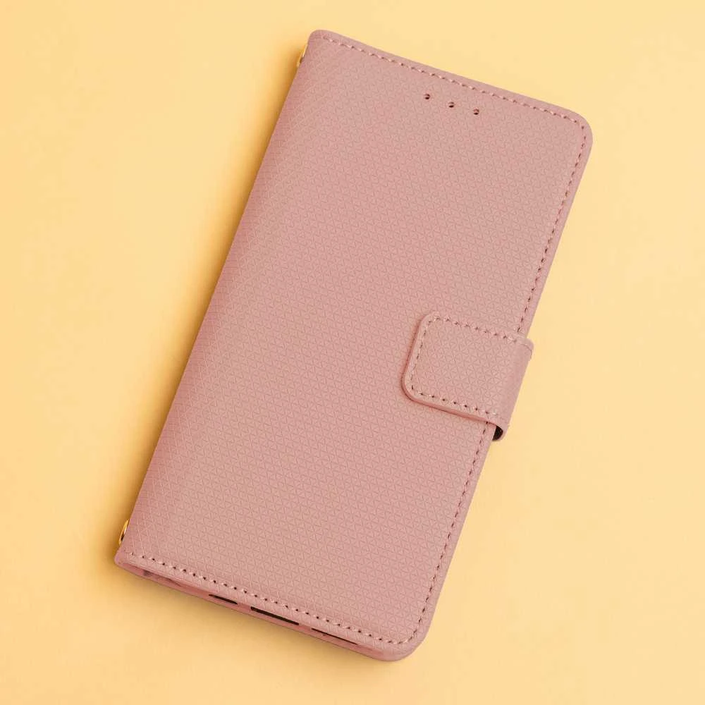 TFO „Telforceone Smart Triangle“ dėklas, skirtas „Xiaomi Redmi 15C 4G EU / 15C 5G EU“ (173,16 x 81,06 x 8,2 mm), rožinis