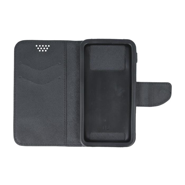 Greengo TelForceone Smart Universal Fancy Silicon dėklas 4,5" 70x130 juodas