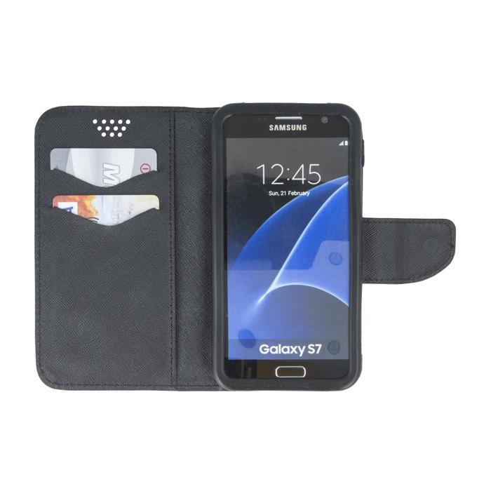Greengo TelForceone Smart Universal Fancy Silicon dėklas 4,5" 70x130 juodas
