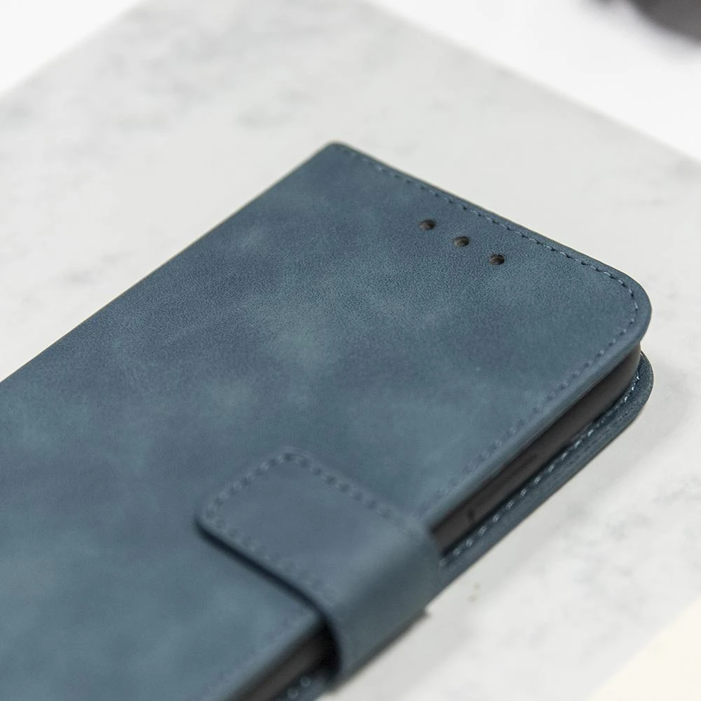 Dark Smart Velvet dėklas, skirtas iPhone 14 Pro 6,1" tamsiai žalias