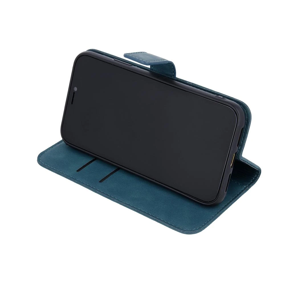Dark Smart Velvet dėklas, skirtas iPhone 14 Pro 6,1" tamsiai žalias