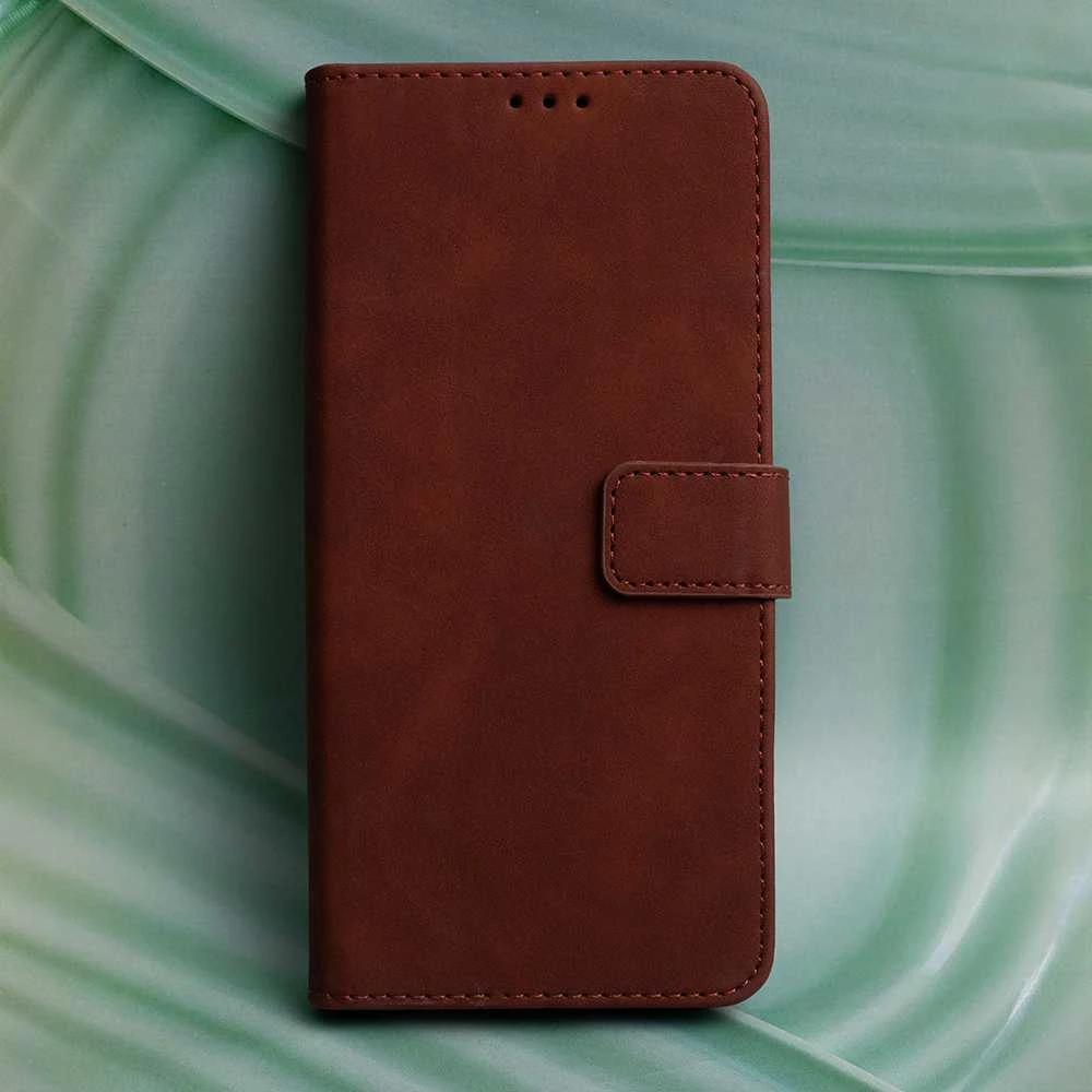 TFO Išmanusis „Velvet“ dėklas, skirtas Xiaomi Redmi 9C, rudas