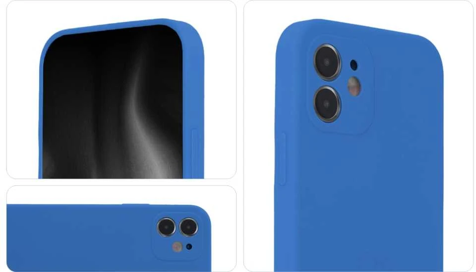 Tecto Shield Telforceone „Soft Touch Mag“ dėklas, skirtas „iPhone 15 Pro 6,1“ kobalto spalvos