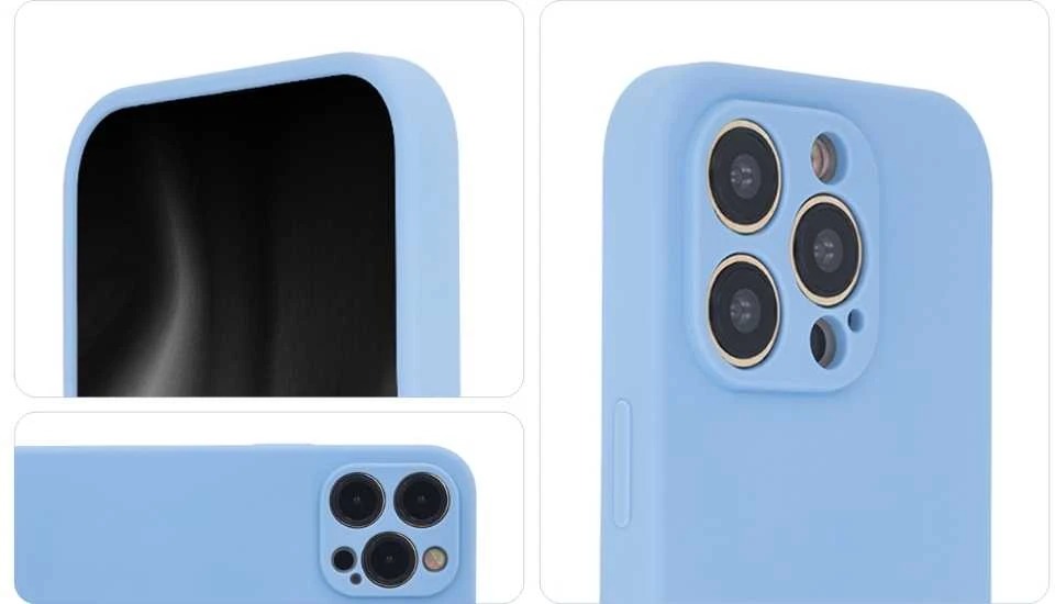 Tecto Shield Telforceone „Soft Touch Mag“ dėklas, skirtas „iPhone 15 Pro Max 6,7“; pastelinės mėlynos spalvos