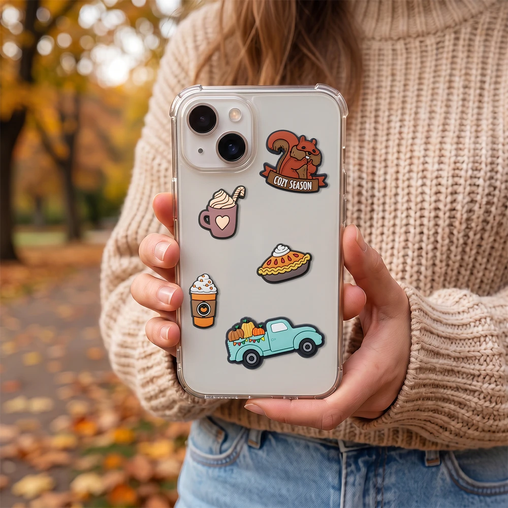 Telforceone Sticker 3D pumpkin spice 5 pcs set