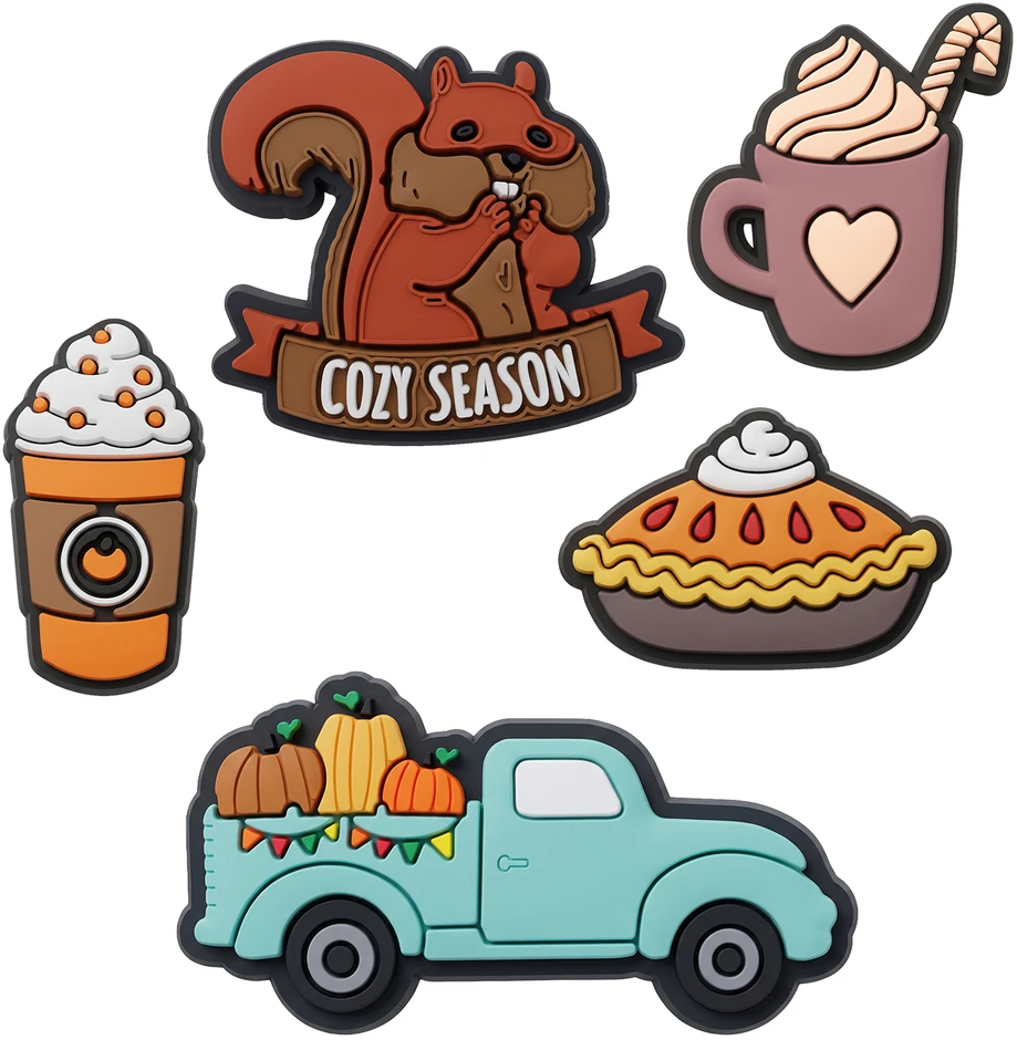 Telforceone Sticker 3D pumpkin spice 5 pcs set