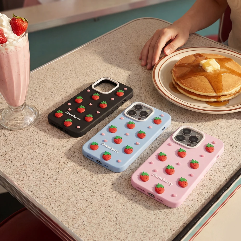 TFO Telforceone Braškių spalvos dėklas, skirtas „iPhone 11“, mėlynas