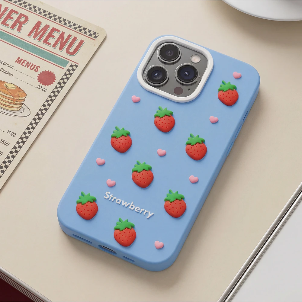TFO Telforceone Braškių spalvos dėklas, skirtas „iPhone 11“, mėlynas
