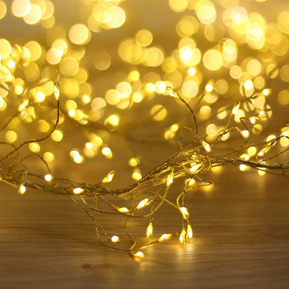TelForceone String Light GOLDEN TWIG CLF-03 480LED šiltai balta 3m + 5m Forever Light