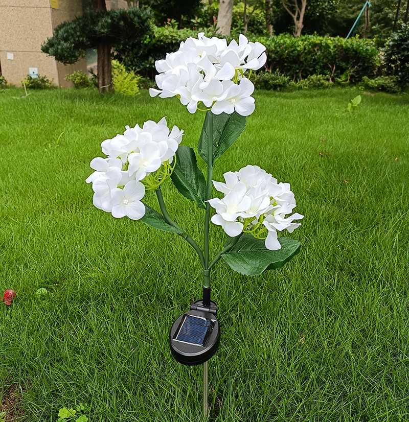TelForceone SUNARI saulės lempa LED FLS-93 Hydrangeas 3000K 600mAh Li-Ion Forever Light