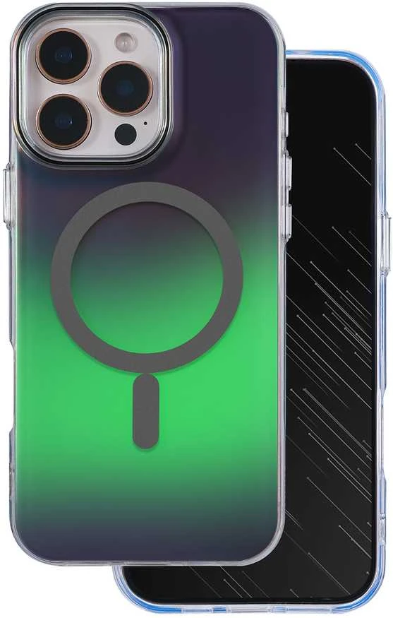 Telforceone „Tecto Shield Aurora“ dėklas, skirtas „iPhone 15 Pro 6,1“; pilkas