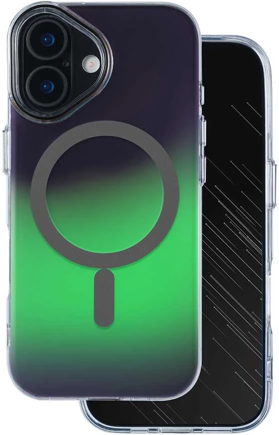 Telforceone „Tecto Shield Aurora“ dėklas, skirtas „iPhone 16 6,1“ pilkas