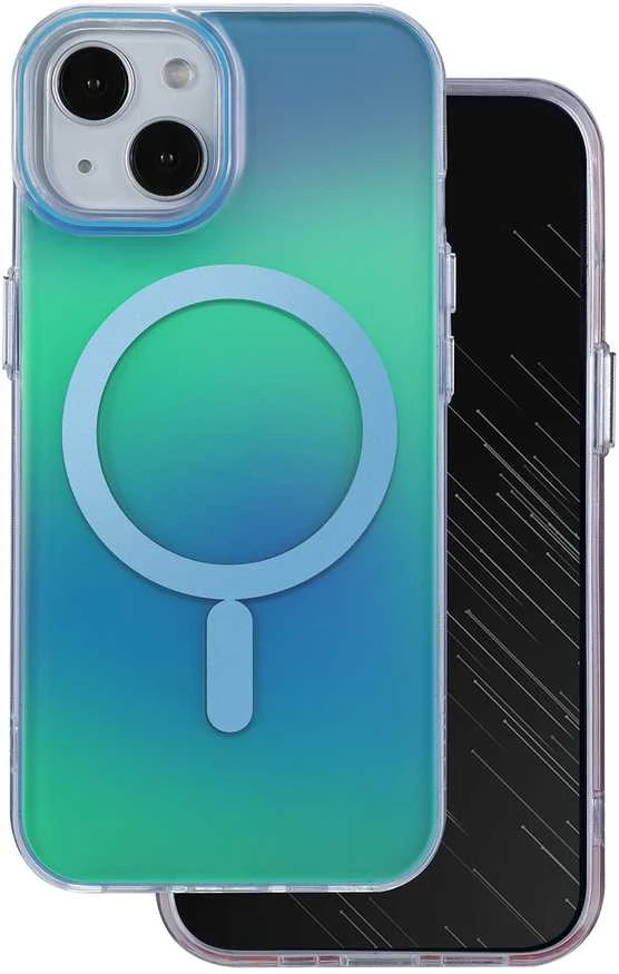 Telforceone „Tecto Shield Aurora“ dėklas, skirtas „iPhone 13 / 14“ 6,1 colio, mėlynas