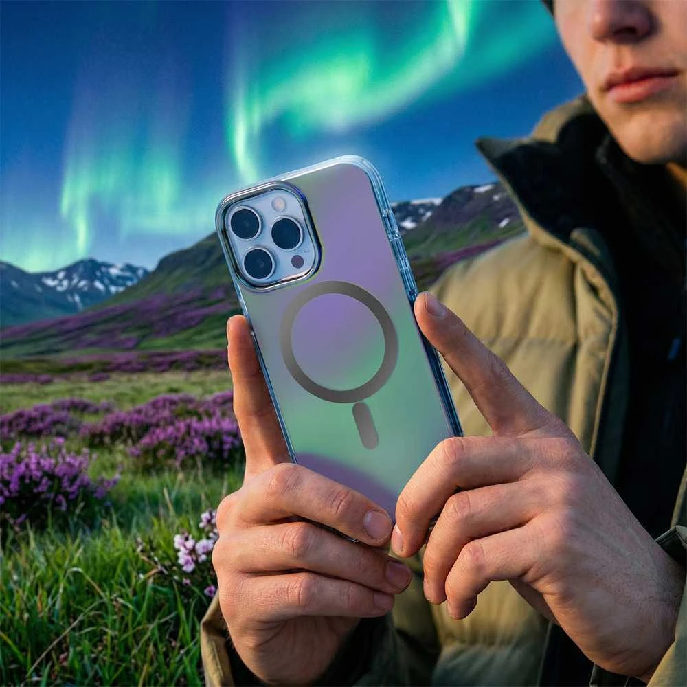 Telforceone „Tecto Shield Aurora“ dėklas, skirtas „iPhone 11“, pilkas