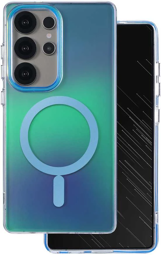 Telforceone „Tecto Shield Aurora“ dėklas, skirtas „Samsung Galaxy S25 Ultra“, mėlynas