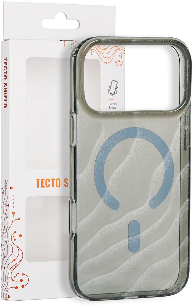 Dėklas Telforceone Tecto Shield Desert Mag case for iPhone 17 Pro Max 6,9" / 18 Pro Max 6,9" sidabrinis