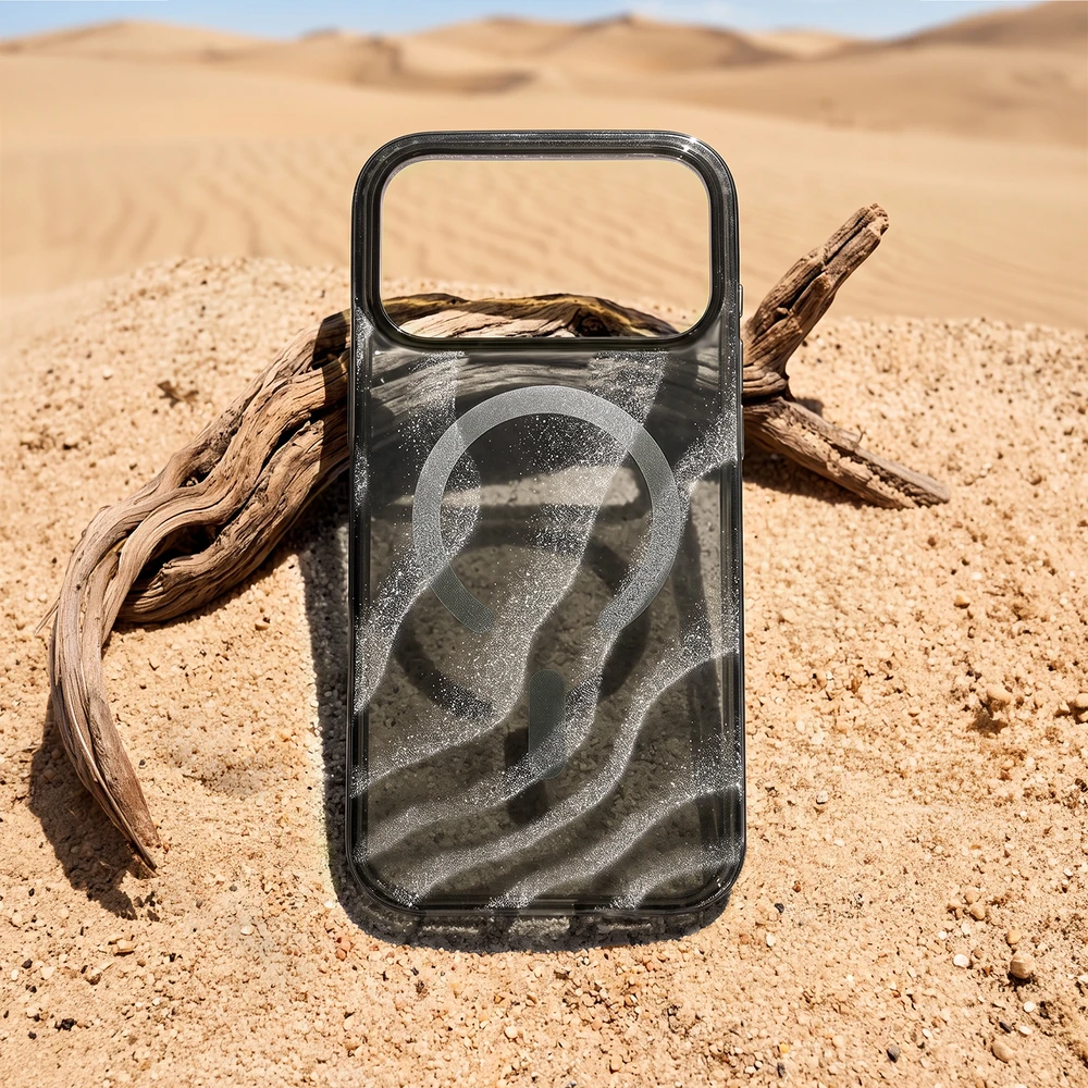 Dėklas Telforceone Tecto Shield Desert Mag case for iPhone 17 Pro Max 6,9" / 18 Pro Max 6,9" sidabrinis