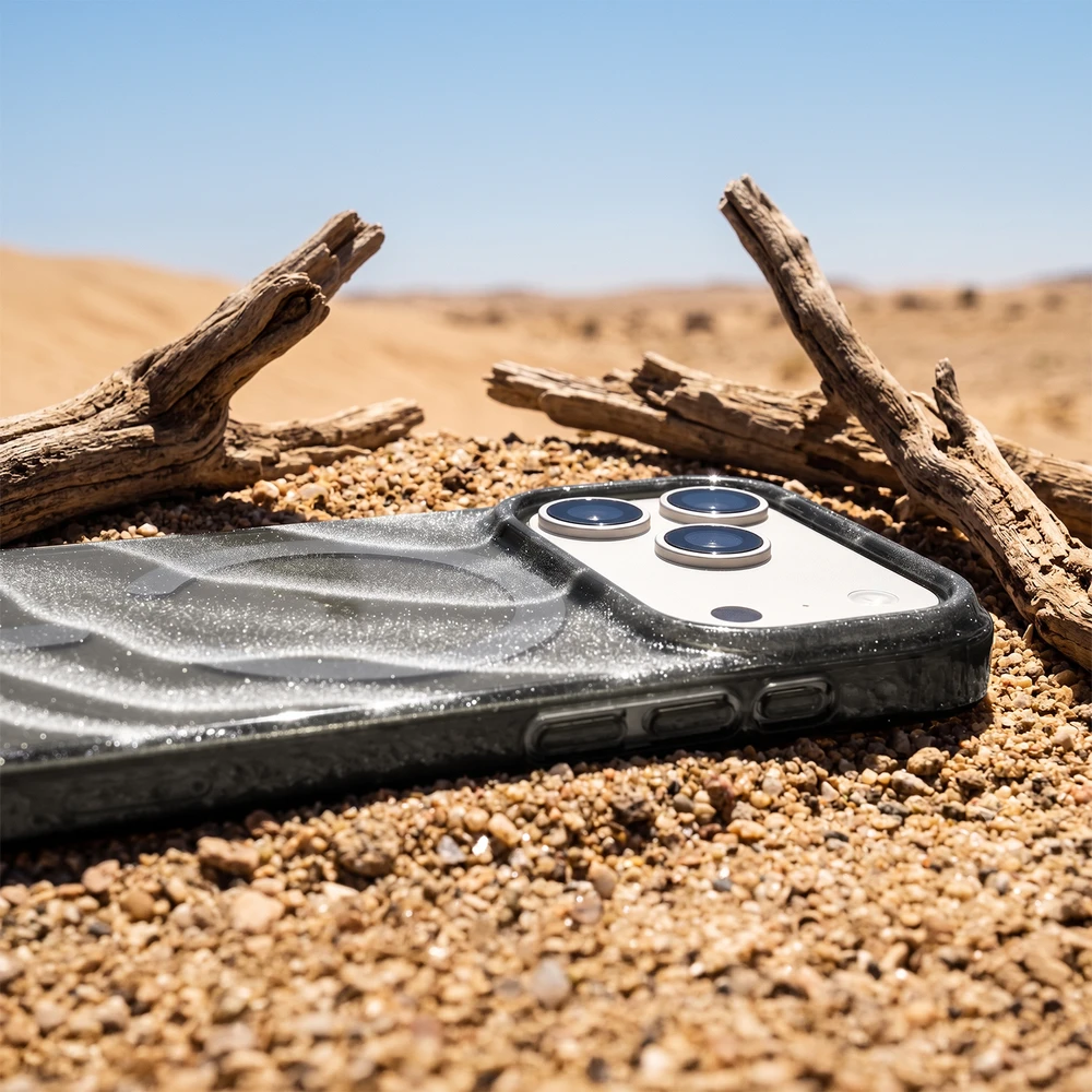 Dėklas Telforceone Tecto Shield Desert Mag case for iPhone 17 Pro Max 6,9" / 18 Pro Max 6,9" sidabrinis