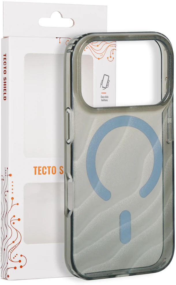 Dėklas Telforceone Tecto Shield Desert Mag case for iPhone 17 Pro 6,3" / 18 Pro 6,3" sidabrinis