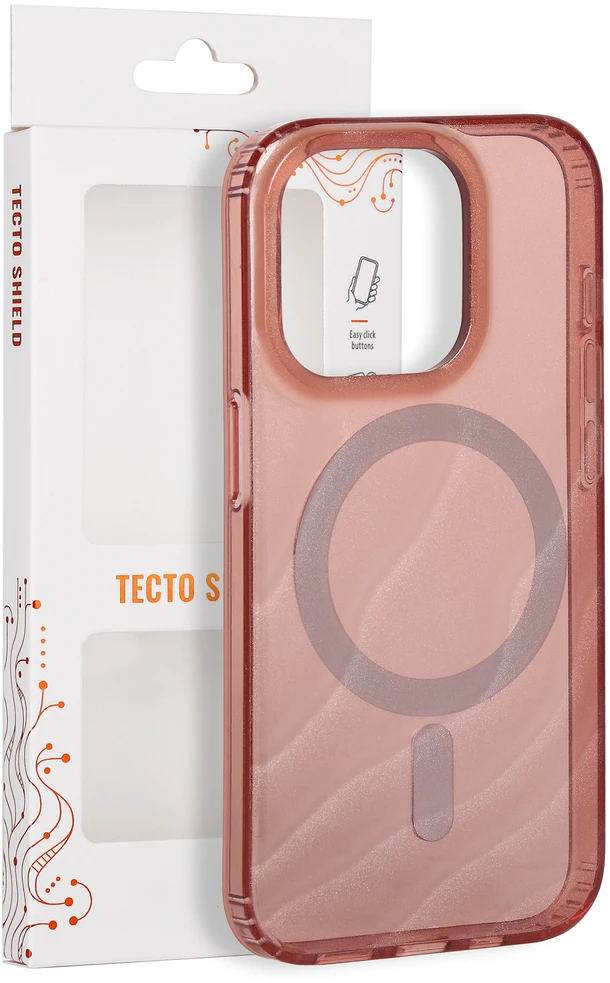 Dėklas Telforceone Tecto Shield Desert Mag case for iPhone 15 Pro 6,1" terracota