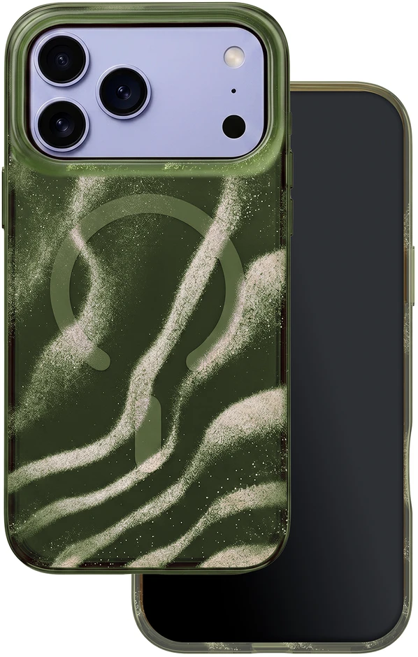 Dėklas Telforceone Tecto Shield Desert Mag case for iPhone 17 Pro 6,3" / iPhone 18 Pro 6,3" dark olive