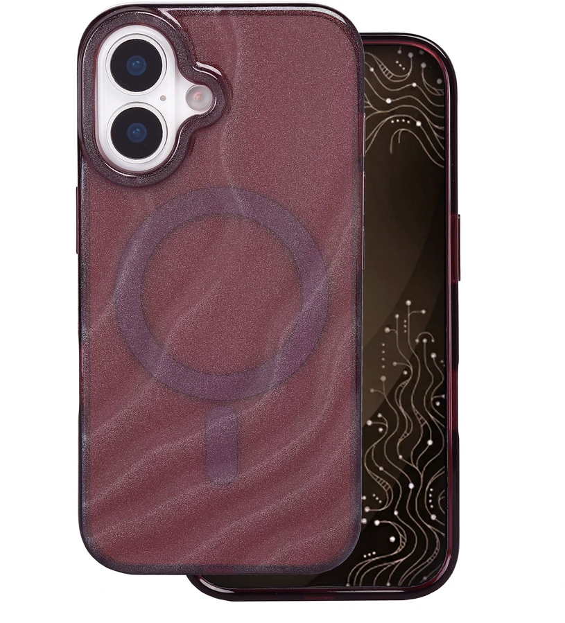 Dėklas Telforceone Tecto Shield Desert Mag case for iPhone 16 6,1" mahogany