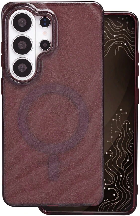 Dėklas Telforceone Tecto Shield Desert Mag case for Samsung Galaxy S26 Ultra mahogany