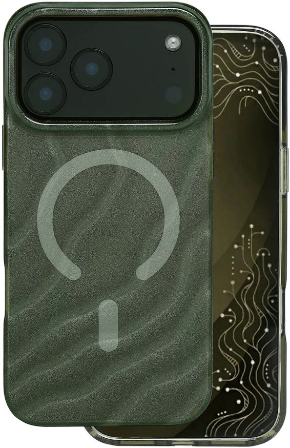 Dėklas Telforceone Tecto Shield Desert Mag case for iPhone 17 Pro Max 6,9" / iPhone 18 Pro Max 6,9" dark olive