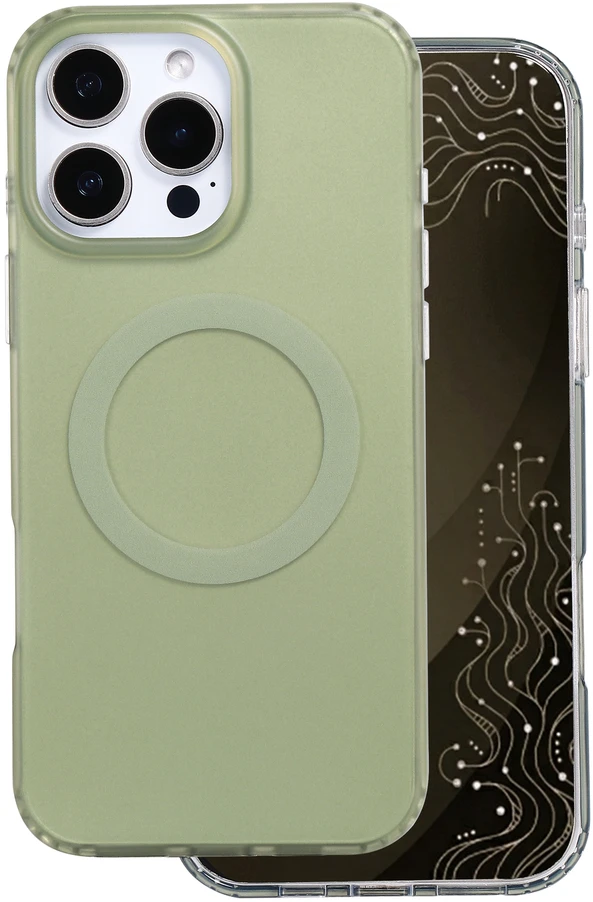 Dėklas Telforceone Tecto Shield Mistiq Mag case for iPhone 16 Pro Max 6,9" olive
