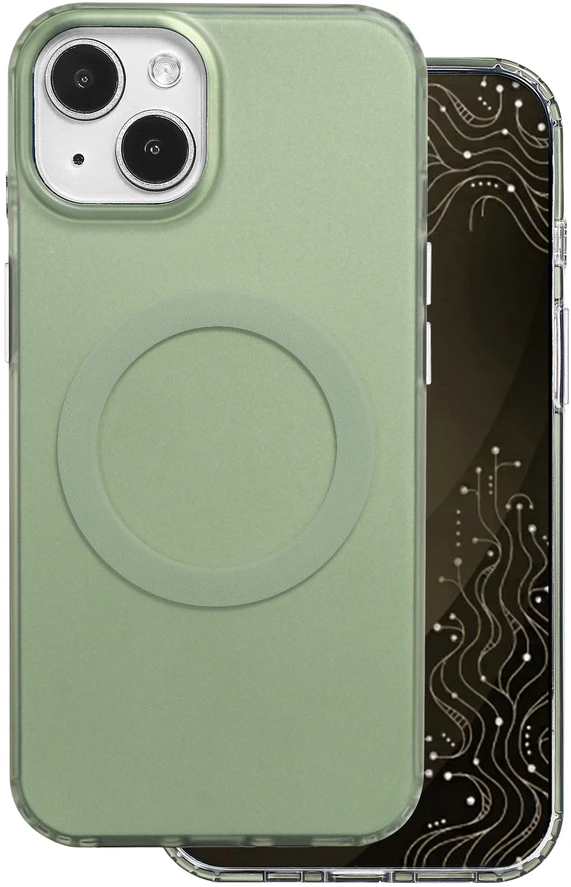 Dėklas Telforceone Tecto Shield Mistiq Mag case for iPhone 13 / 14 6,1" olive