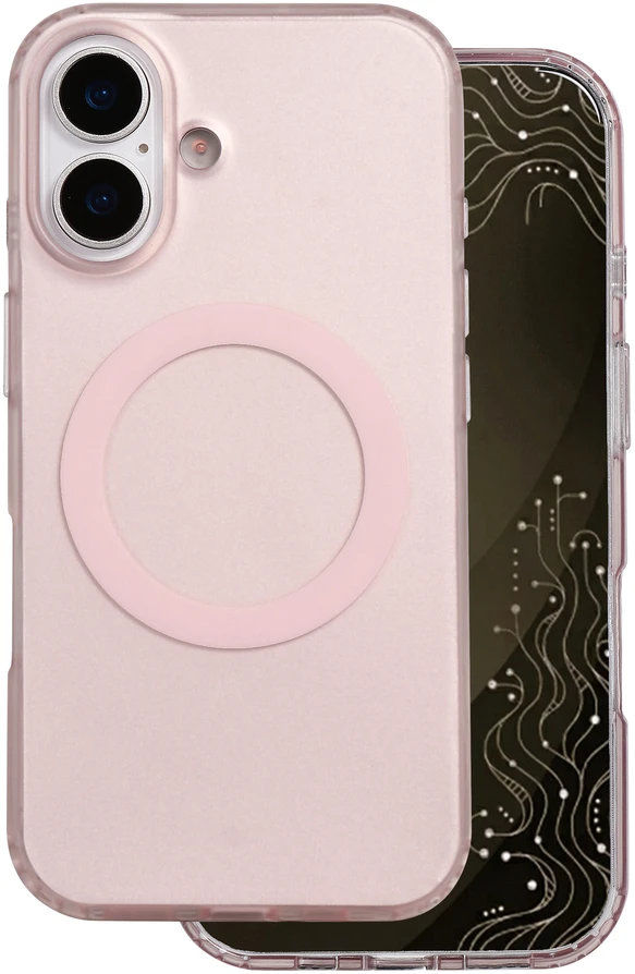 Dėklas Telforceone Tecto Shield Mistiq Mag case for iPhone 16 6,1" pink