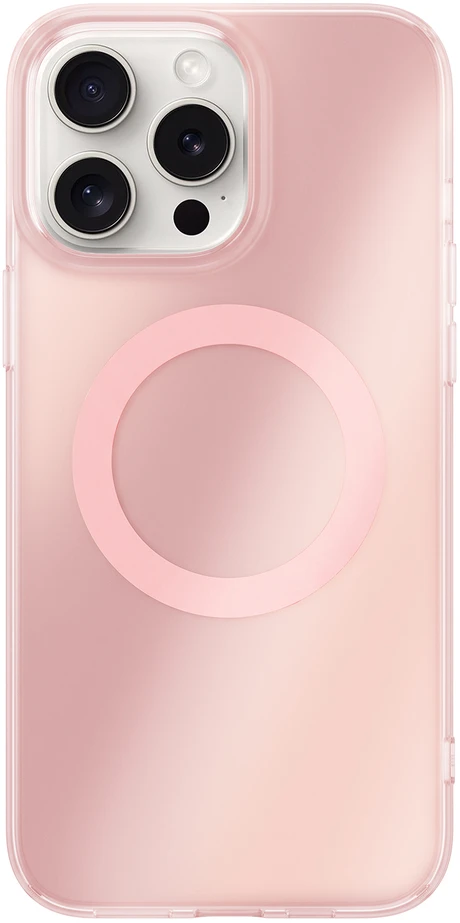 Dėklas Telforceone Tecto Shield Mistiq Mag case for iPhone 15 Pro 6,1" pink