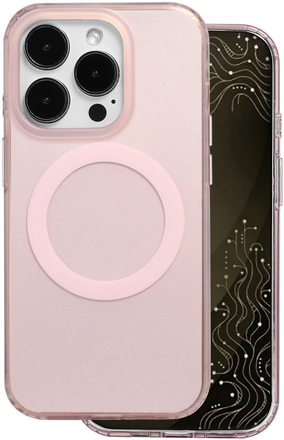 Dėklas Telforceone Tecto Shield Mistiq Mag case for iPhone 14 Pro 6,1" pink