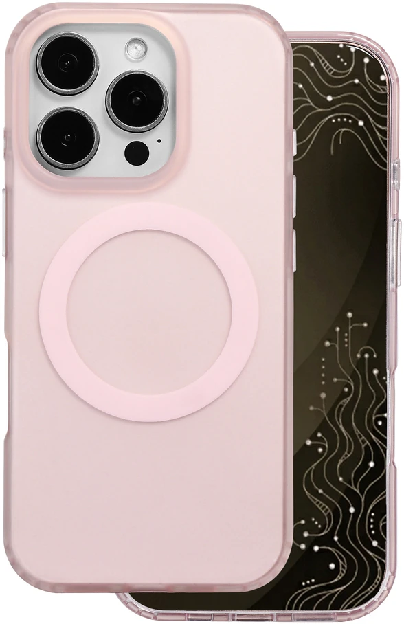 Dėklas Telforceone Tecto Shield Mistiq Mag case for iPhone 16 Pro 6,3" pink