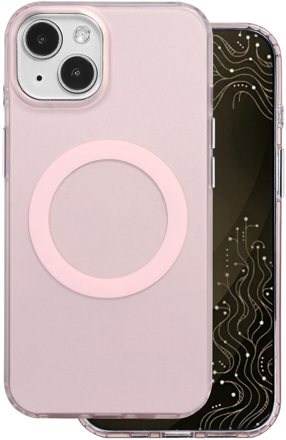 Dėklas Telforceone Tecto Shield Mistiq Mag case for iPhone 13 / 14 6,1" pink