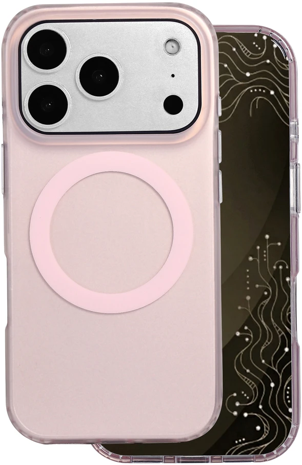 Dėklas Telforceone Tecto Shield Mistiq Mag case for iPhone 17 Pro 6,3" / 18 Pro 6,3" pink