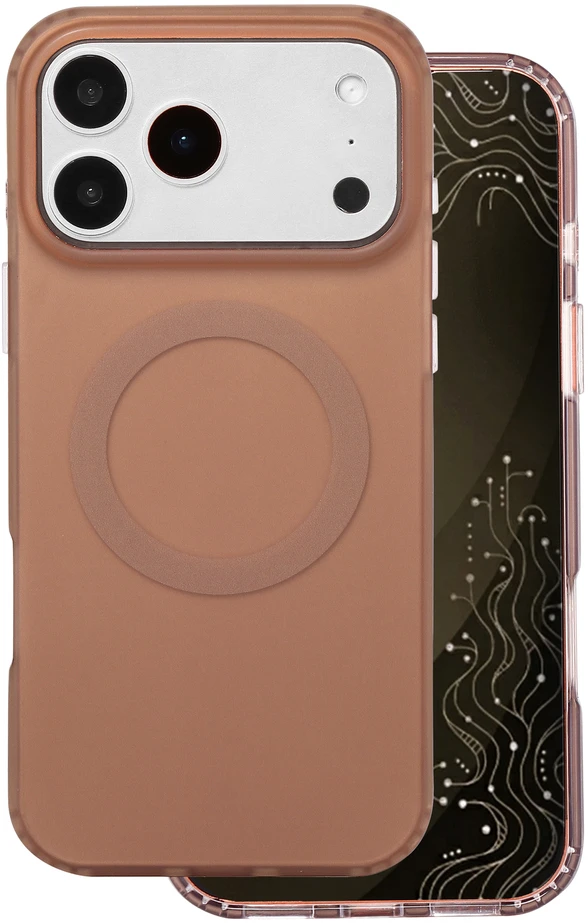 Dėklas Telforceone Tecto Shield Mistiq Mag case for iPhone 17 Pro Max 6,9" / 18 Pro Max 6,9" ruda