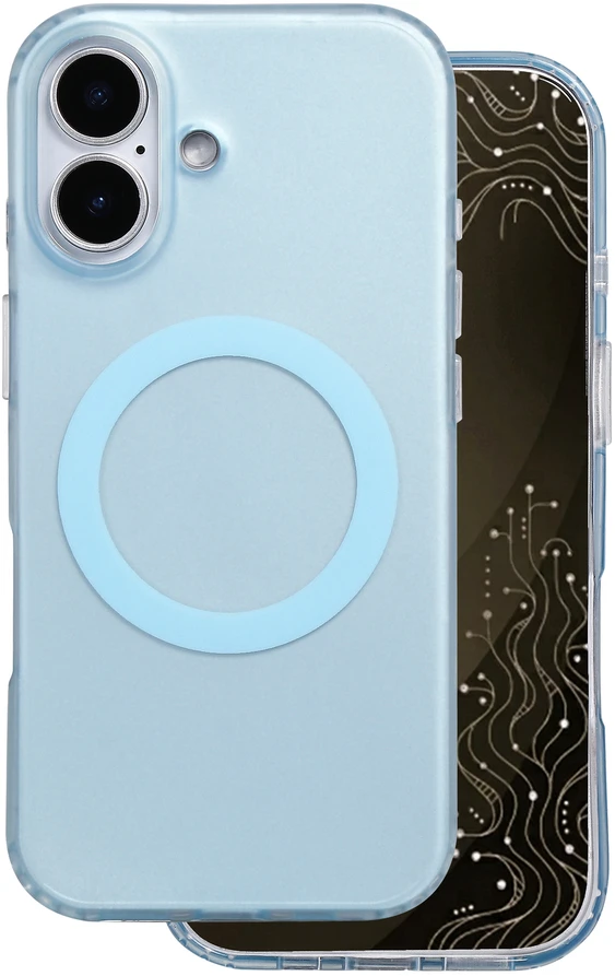 Dėklas Telforceone Tecto Shield Mistiq Mag case for iPhone 17 6,3" mėlynas