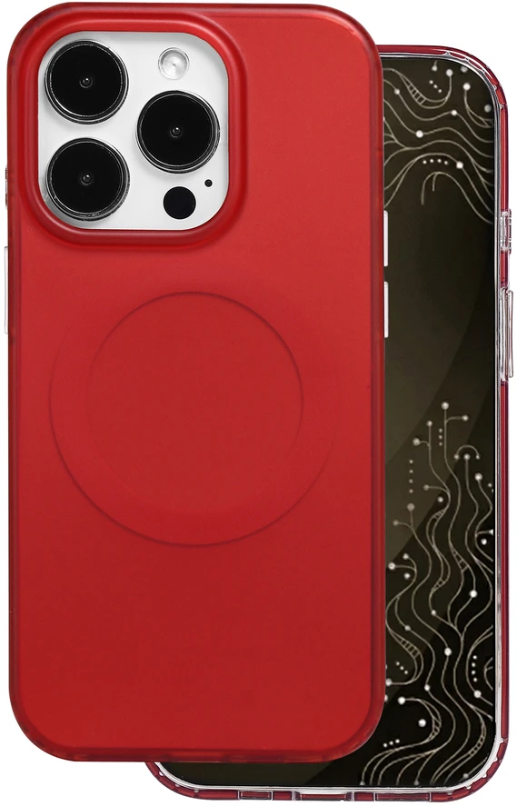 Dėklas Telforceone Tecto Shield Mistiq Mag case for iPhone 14 Pro 6,1" red