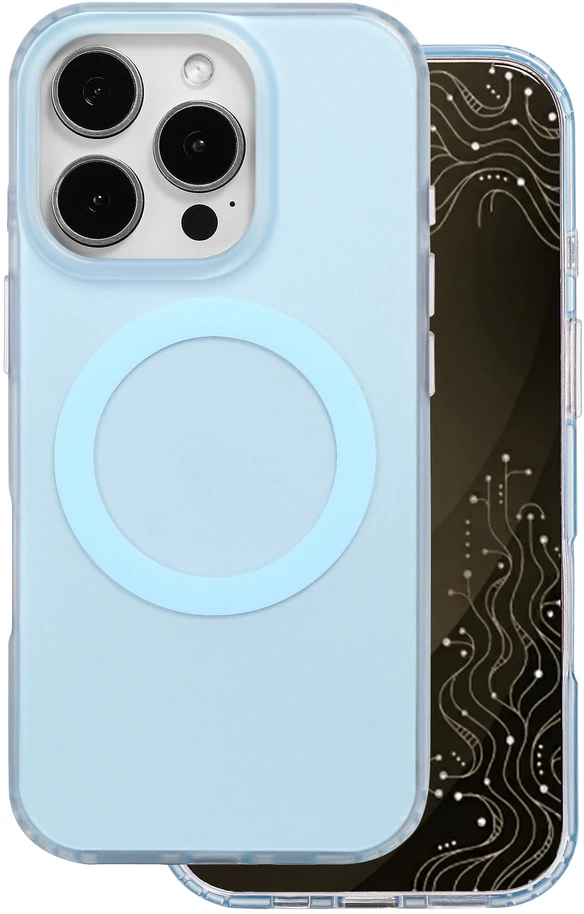 Dėklas Telforceone Tecto Shield Mistiq Mag case for iPhone 16 Pro 6,3" mėlynas