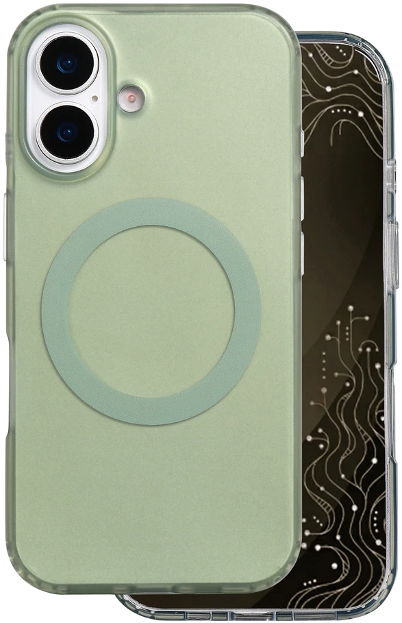 Dėklas Telforceone Tecto Shield Mistiq Mag case for iPhone 16 6,1" olive